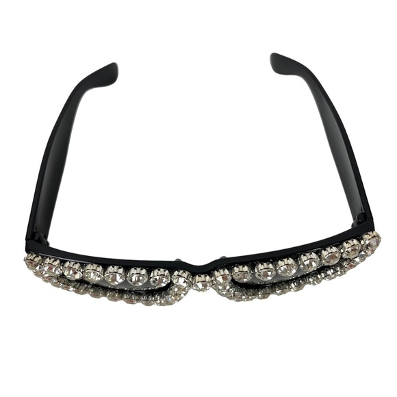 SUNGLASSES SUN GLASSES SHADES Crystal Bling Rhinestones Plastic Frames Beach - Picture 12 of 16